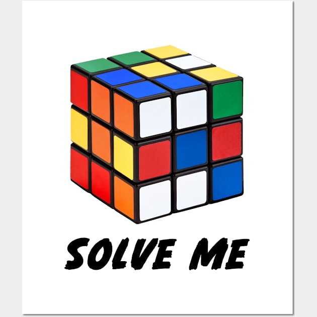 Solve Me Wall Art by joshgerald